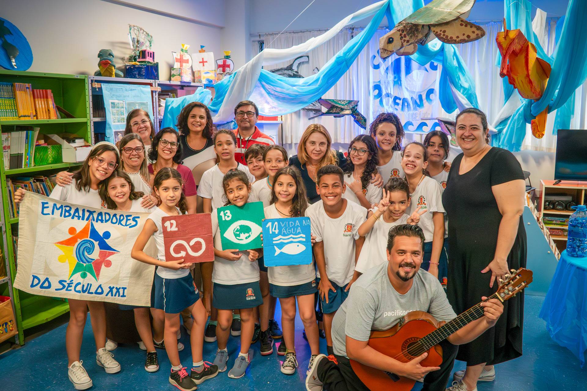 Estudantes de Santos vão atuar na prática para o monitoramento dos oceanos