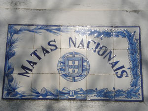 Florestas Nacionais são anunciadas com placas de azulejo. Crédito: Pedro da Cunha e Menezes