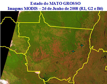 Biomas se dividem no Mato Grosso.