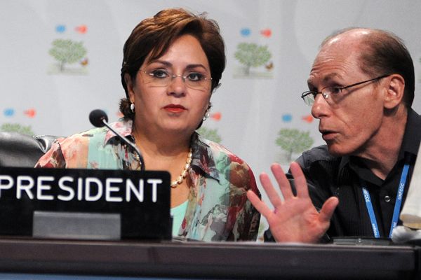 Presidente da COP 16, a mexicana Patricia Espinosa foi elogiada pela transparência com que conduziu os trabalhos (foto: IISD.ca)