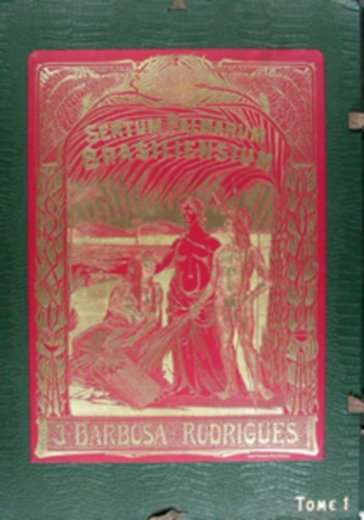 O livro Sertum palmarum brasiliensium, uma das raridades roubadas. foto: Instituto de Botânica