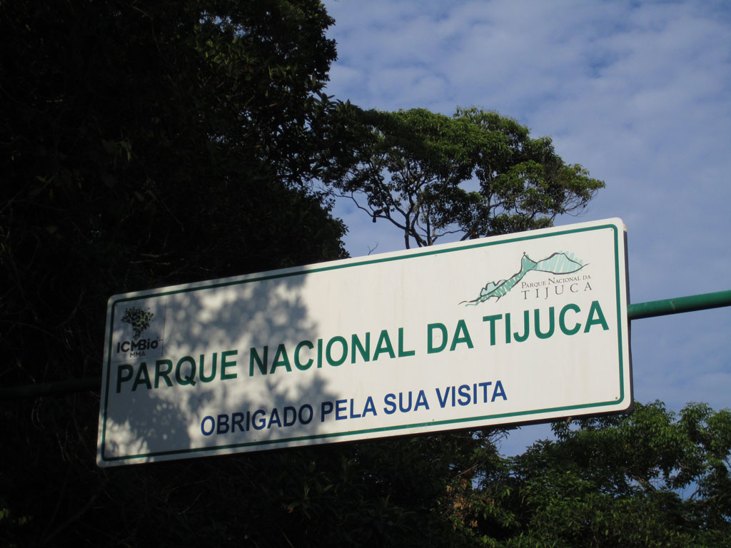O Parque Nacional da Tijuca agradece a visita e quem cuida.