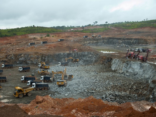 Obras da hidrelétrica Belo Monte. Imagem tirada em dezembro de 2011. Foto: Divulgação. 