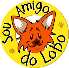 Logotipo do Programa “Sou amigo do Lobo”