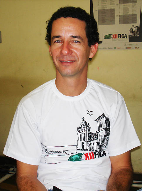 Rodrigo Santana, geógrafo e ambientalista da Cidade de Goiás - Crédito - Cristiane Prizibisczki