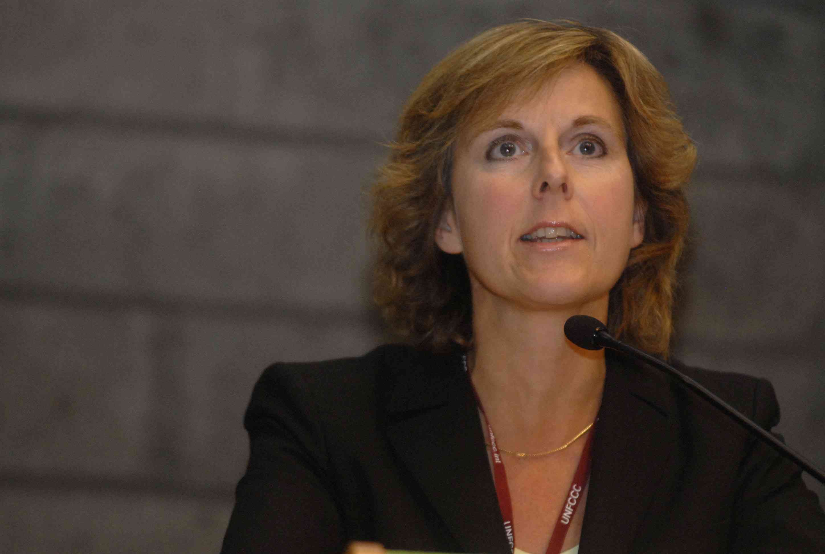 Comissária de Ação Climática, Connie Hedegaard: Europa pode assumir 30% de redução (foto: IISD)