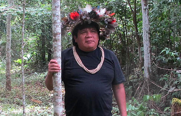 cacique Almir Suruí, líder indígena do povo Surui. (Foto: Divulgação Metareilá/Povo Paiter-Surui)