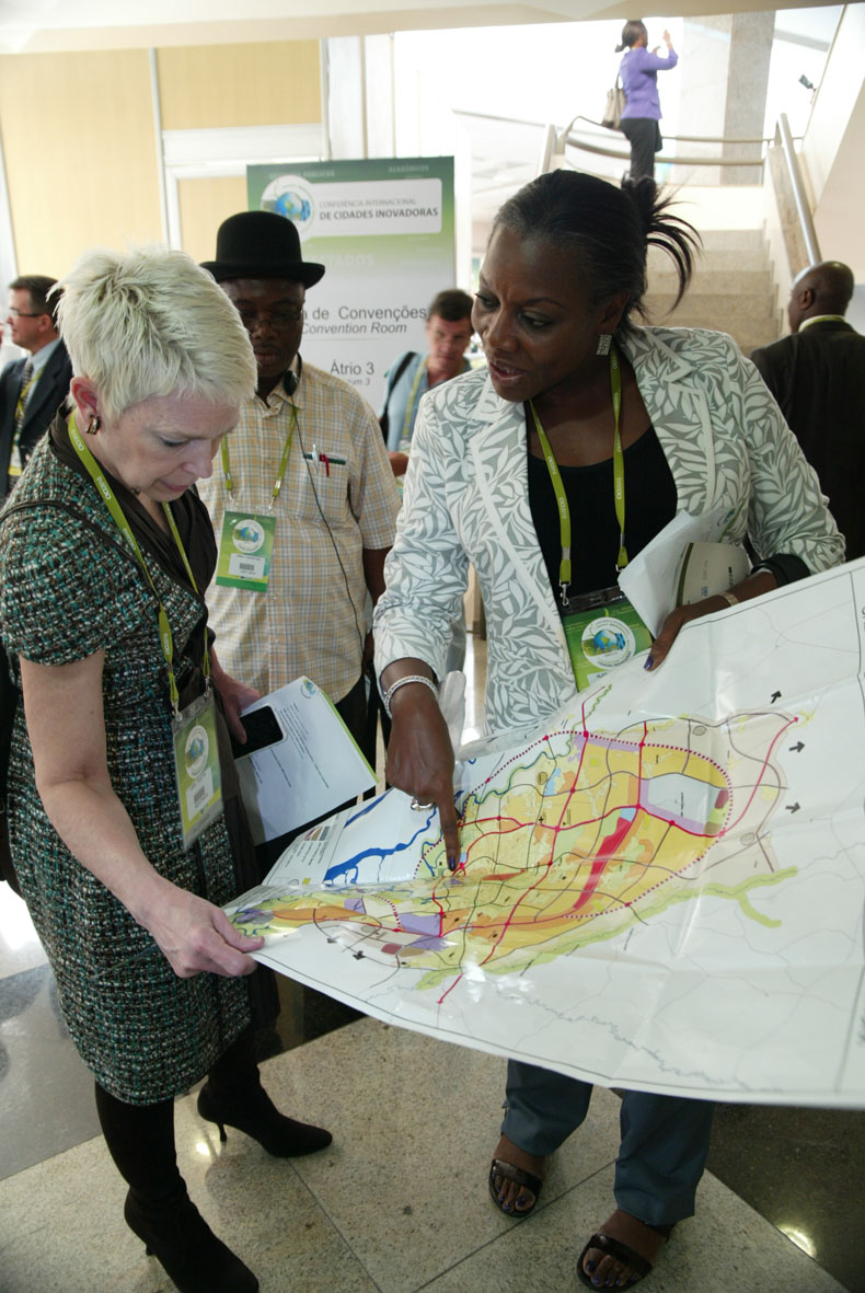 Serviços de mapeamento e georreferenciamento para melhorar a mobilidade urbana foram apresentados durante a conferência (foto: divulgação)