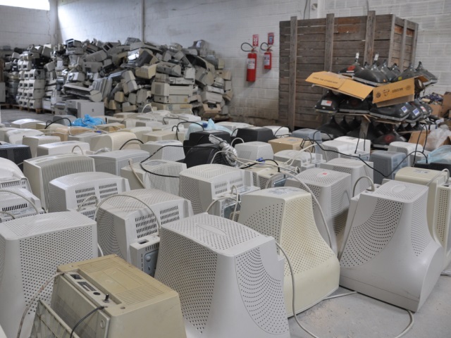 Em 2014, coletas como esse Centro de Coleta de Resíduos Eletrônicos (Emlur) da prefeitura de João Pessoa deverão se espalhar em todo o país. Foto: Prefeitura de João Pessoa.