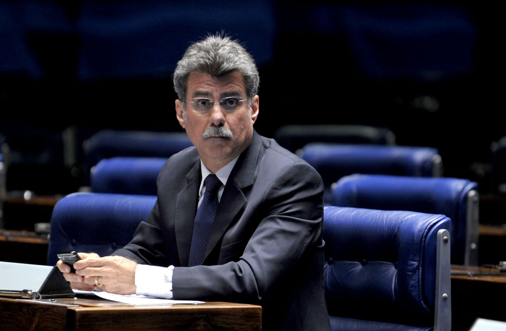 O senador Romero Jucá (PMDB/RR), investigado pela Procuradoria Geral da República sob acusação de favorecer a Vale. Foto: Agência Brasil