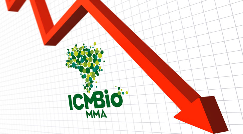 O orçamento do ICMBio está cada vez menor. Ilustração: Rafael Ferreira.