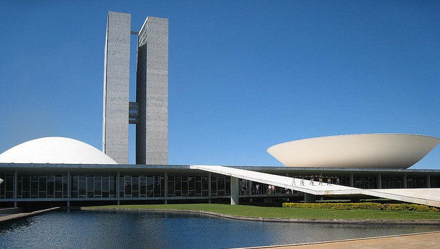 Congresso Nacional, Brasília. Foto: Shelley Bernstein