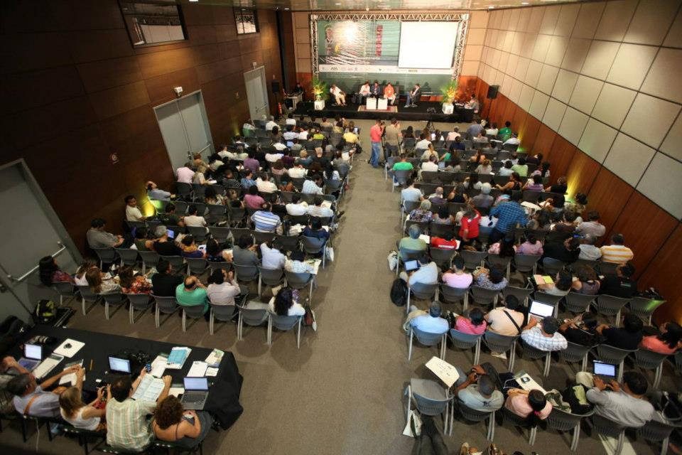 ONGs e empresas juntas na abertura do Fórum Amazônia Sustentável. O governo não veio. Foto: Divulgação