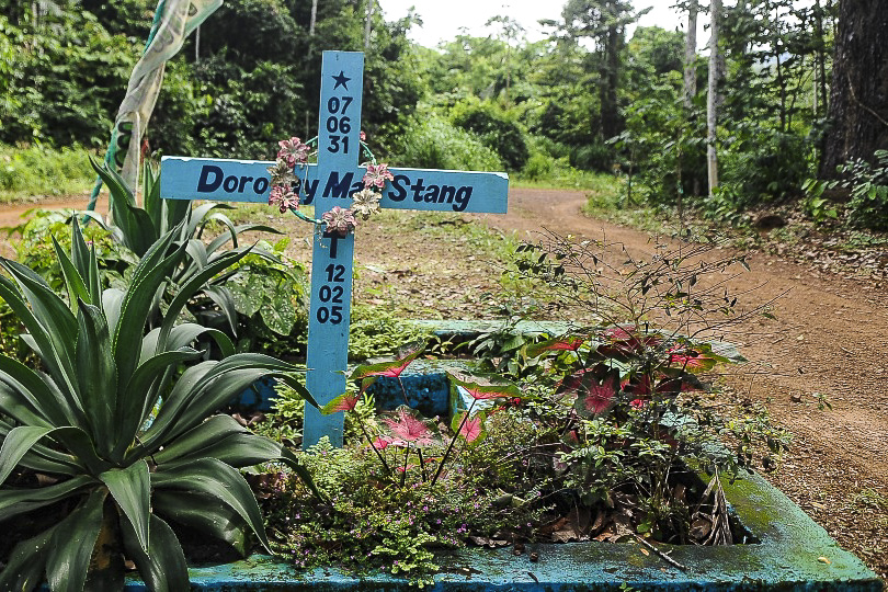 Local onde Dorothy Stang foi assassinada há dez anos. Placa presta homenagem ao trabalho da missionária em favor dos trabalhadores rurais. Foto: Tomaz Silva/Agência Brasil