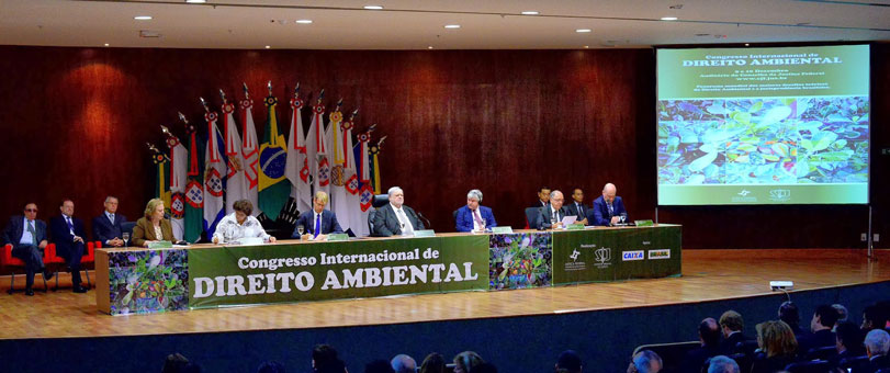 Congresso Internacional de Direito Ambiental, realizado em dezembro de 2013, em Brasília. Foto:
