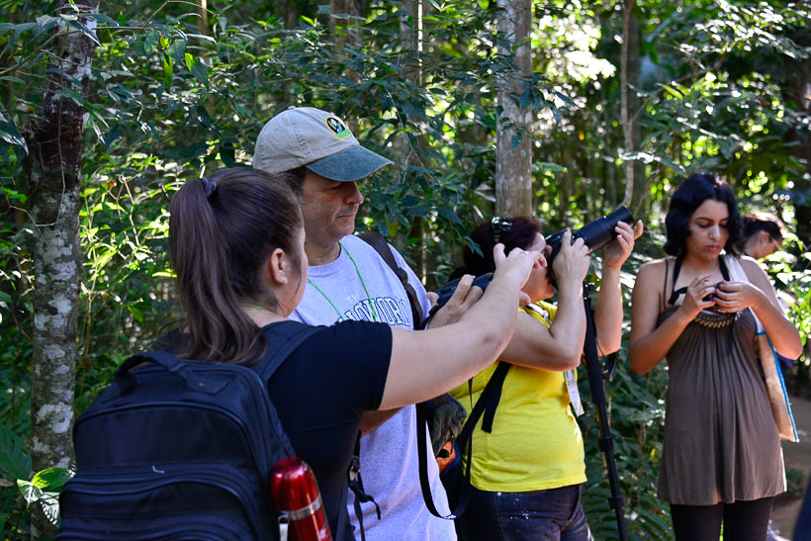 Adriano Gambarini ministra workshop de fotografia de natureza. Foto: Rogério Cunha de Paula