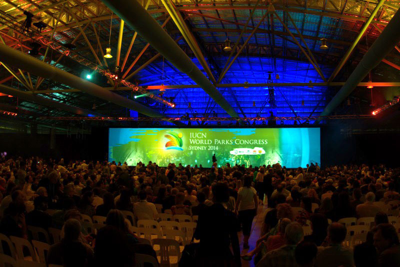 Cerimônia de abertura do 6º Congresso Mundial de Parques IUCN. Fotos: Eduardo Pegurier