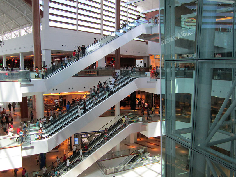 Grande shopping center inaugurado na cidade do Recife, Brasil, em 2012. Foto: